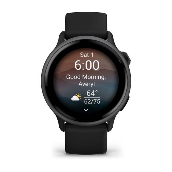 Garmin vívoactive 6 3,05 cm (1.2") AMOLED 42 mm Digitale 390 x 390 Pixel Touch screen Nero Wi-Fi GPS (satellitare) - EUROBABYLON