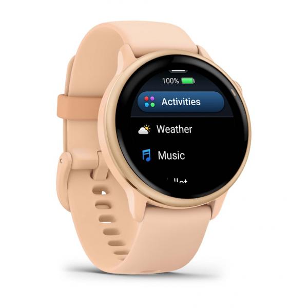 Garmin vívoactive 6 3,05 cm (1.2") AMOLED 42 mm Digitale 390 x 390 Pixel Touch screen Rosa Wi-Fi GPS (satellitare) - EUROBABYLON