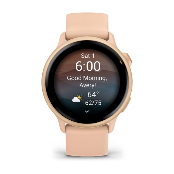 Garmin vívoactive 6 3,05 cm (1.2") AMOLED 42 mm Digitale 390 x 390 Pixel Touch screen Rosa Wi-Fi GPS (satellitare) - EUROBABYLON