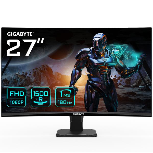 Gigabyte GS27FC Monitor PC 68,6 cm (27") 1920 x 1080 Pixel Full HD LCD Nero - EUROBABYLON