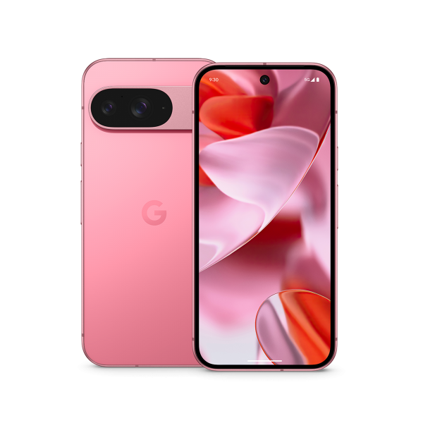 Google Pixel 9 - Smartphone Android con Gemini, fotocamera avanzata, batteria con 24 ore di autonomia e display Actua da 6,3" - Rosa peonia, 128GB - EUROBABYLON