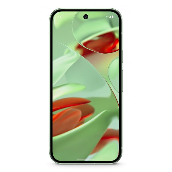 Google Pixel 9 - Smartphone Android con Gemini, fotocamera avanzata, batteria con 24 ore di autonomia e display Actua da 6,3" - Verde matcha, 128GB - EUROBABYLON