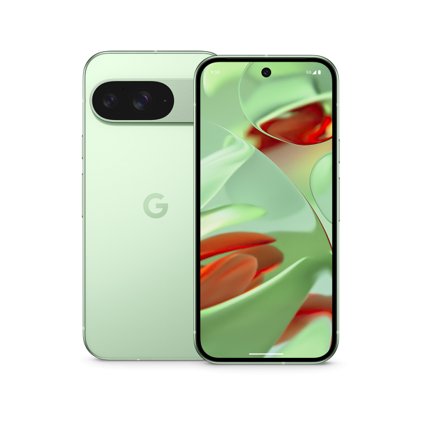 Google Pixel 9 - Smartphone Android con Gemini, fotocamera avanzata, batteria con 24 ore di autonomia e display Actua da 6,3" - Verde matcha, 128GB - EUROBABYLON