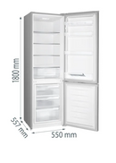 Gorenje RK4182PS4 frigorifero con congelatore Libera installazione 269 L E Argento - EUROBABYLON