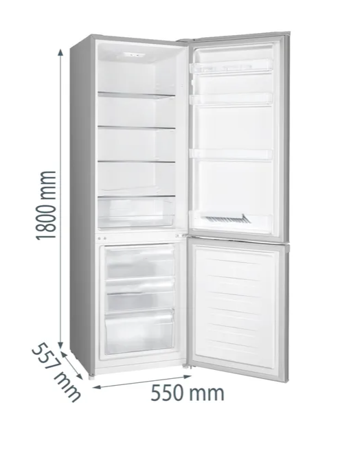 Gorenje RK4182PS4 frigorifero con congelatore Libera installazione 269 L E Argento - EUROBABYLON