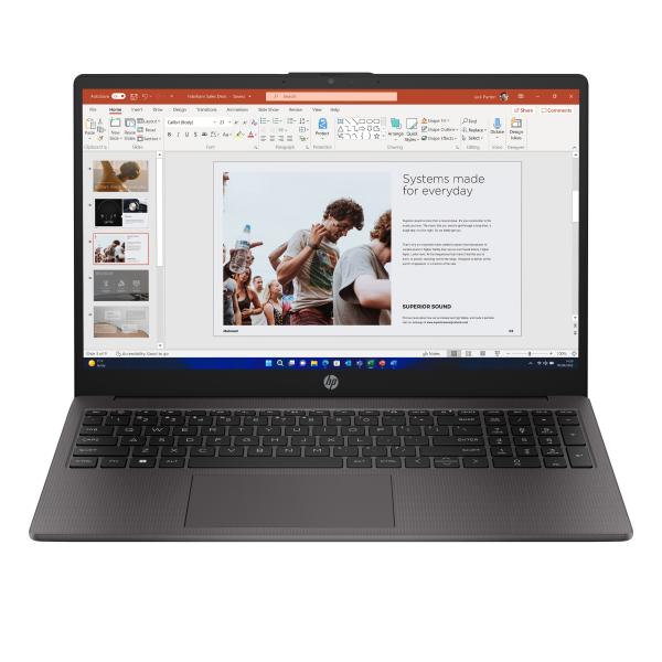 HP 255 15.6 G10 AMD Ryzen 5 7530U Computer portatile 39,6 cm (15.6") Full HD 16 GB DDR4-SDRAM 512 GB SSD Wi-Fi 6 (802.11ax) Windows 11 Pro Argento - EUROBABYLON