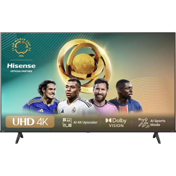 Hisense 43E6NT TV 109,2 cm (43") 4K Ultra HD Smart TV Wi-Fi Nero 200 cd/m - EUROBABYLON