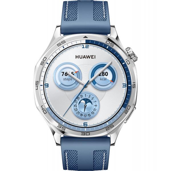 Huawei WATCH GT5 46mm 3,63 cm (1.43") AMOLED Digitale 466 x 466 Pixel Acciaio inox GPS (satellitare) - EUROBABYLON