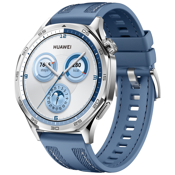 Huawei WATCH GT5 46mm 3,63 cm (1.43") AMOLED Digitale 466 x 466 Pixel Acciaio inox GPS (satellitare) - EUROBABYLON