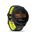 Garmin Forerunner® 170 Nero con cinturino in silicone a sgancio rapido da 20 mm