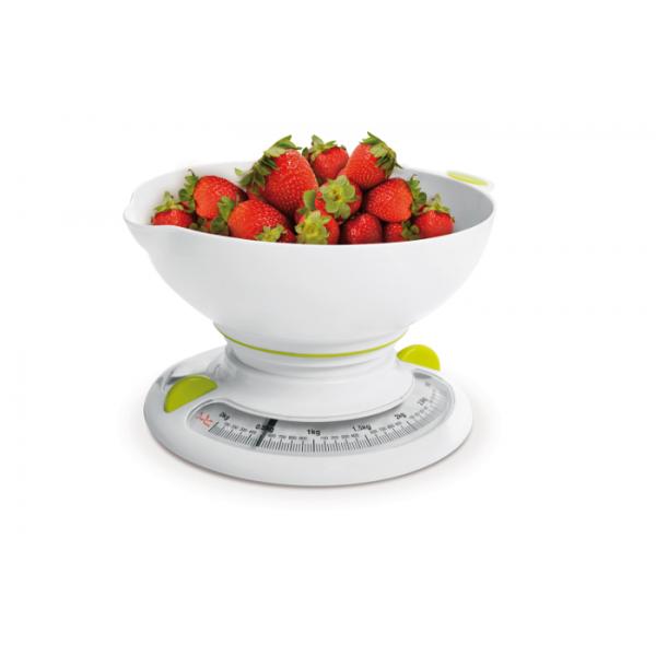 JATA 610N bilancia da cucina Bilancia da cucina meccanica Bianco Superficie piana Rotondo - EUROBABYLON