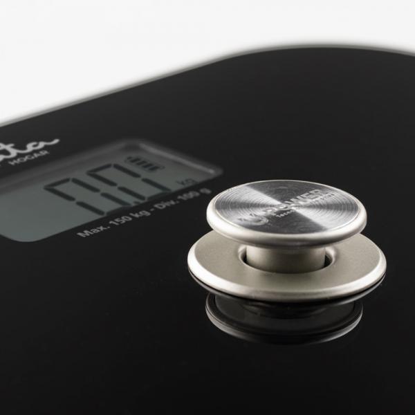 JATA HBAS1499 bilance pesapersone Quadrato Nero Bilancia pesapersone elettronica - EUROBABYLON