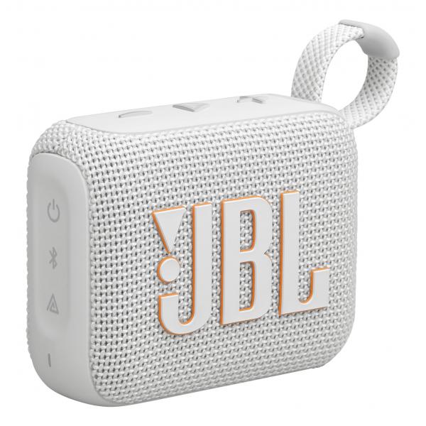 JBL GO4 Portable BT Speaker White - EUROBABYLON