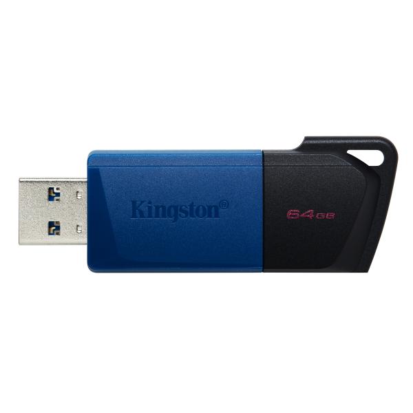 Kingston Pendrive USB-A 3.2 64GB DTXM/64GB Nero/Blu - EUROBABYLON