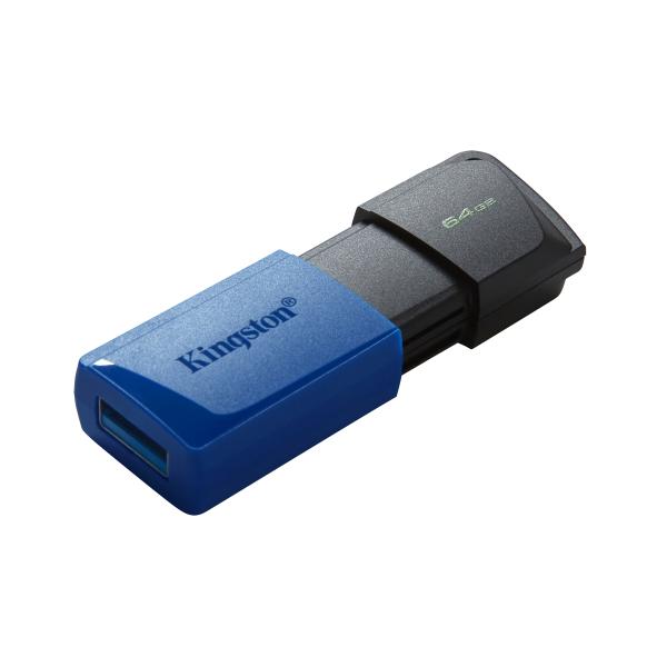 Kingston Pendrive USB-A 3.2 64GB DTXM/64GB Nero/Blu - EUROBABYLON