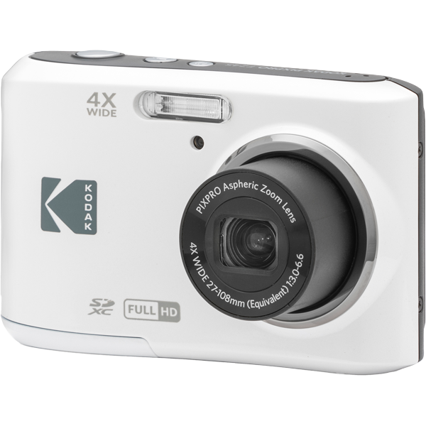 Kodak PIXPRO FZ45 1/2.3" Fotocamera compatta 16 MP CMOS 4608 x 3456 Pixel Bianco - EUROBABYLON