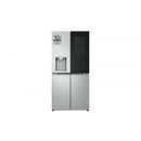 LG InstaView GMG861MBAE frigorifero side-by-side Libera installazione 508 L E Nero, Acciaio inox - EUROBABYLON