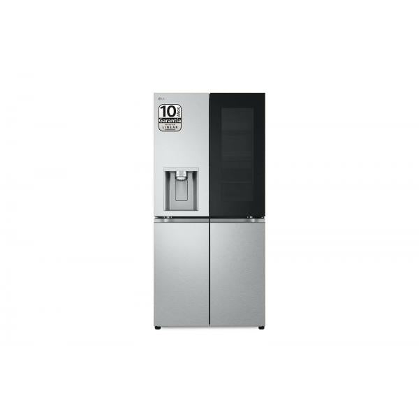 LG InstaView GMG861MBAE frigorifero side-by-side Libera installazione 508 L E Nero, Acciaio inox - EUROBABYLON