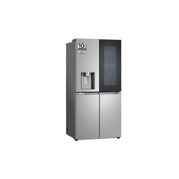LG InstaView GMG861MBAE frigorifero side-by-side Libera installazione 508 L E Nero, Acciaio inox - EUROBABYLON