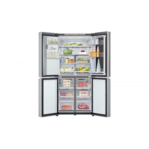 LG InstaView GMG861MBAE frigorifero side-by-side Libera installazione 508 L E Nero, Acciaio inox - EUROBABYLON