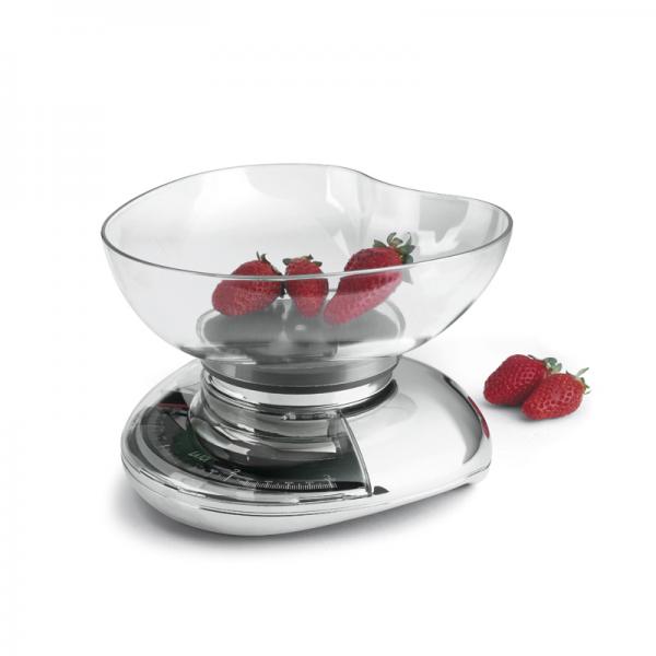 Laica LC7107 bilancia da cucina Cromo Superficie piana Ovale Bilancia da cucina meccanica - EUROBABYLON
