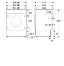 Lavatrice-asciugatrice Bosch WKD28490 Serie 6, 8 kg / 5 kg, 1400 giri/min