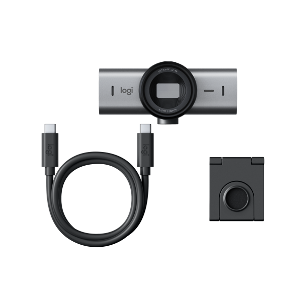 Logitech 960-001559 webcam 3840 x 2160 Pixel USB 3.2 Gen 1 (3.1 Gen 1) Grafite - EUROBABYLON