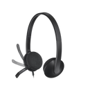 Logitech 981-000475 cuffia e auricolare Cablato A Padiglione Ufficio USB tipo A Nero - EUROBABYLON