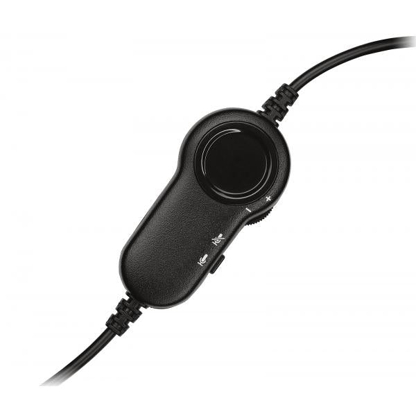 Logitech 981-000589 cuffia e auricolare Cablato A Padiglione Ufficio Nero - EUROBABYLON