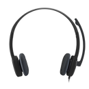 Logitech 981-000589 cuffia e auricolare Cablato A Padiglione Ufficio Nero - EUROBABYLON