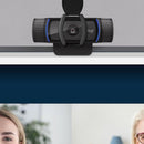 Logitech C920S HD Pro Webcam, Videochiamata Full HD 1080p/30fps, Audio Stereo Chiaro, Correzione Luce HD, Privacy Shutter, Per Skype, Zoom, FaceTime, Hangouts, PC/Mac/Laptop/Tablet/XBox, Nero - EUROBABYLON
