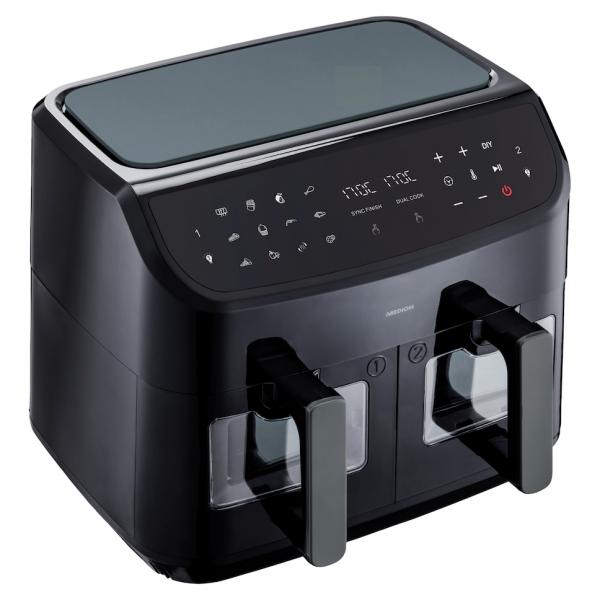 MEDION LIFE P20 Doppia 8,7 L 2600 W Friggitrice ad aria calda Nero - EUROBABYLON