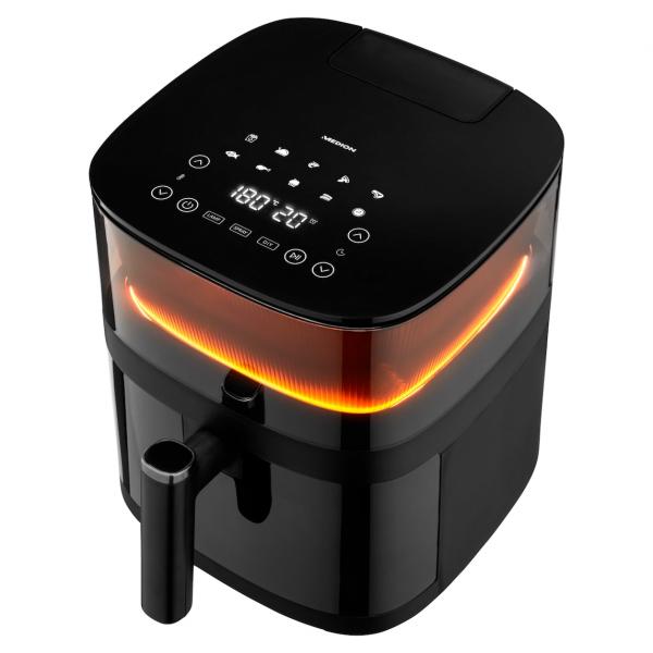 MEDION LIFE X10 XL Singolo 5 L 1500 W Friggitrice ad aria calda Nero - EUROBABYLON