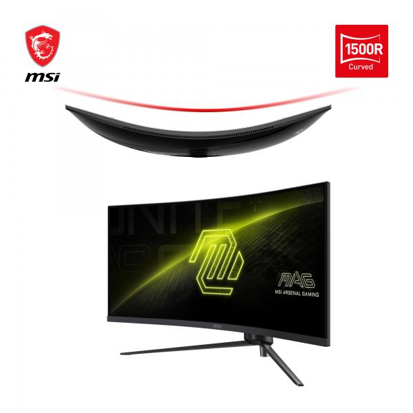 MSI MAG 345CQRDE Monitor PC 86,4 cm (34") 3440 x 1440 Pixel UltraWide Dual Quad HD Nero - EUROBABYLON