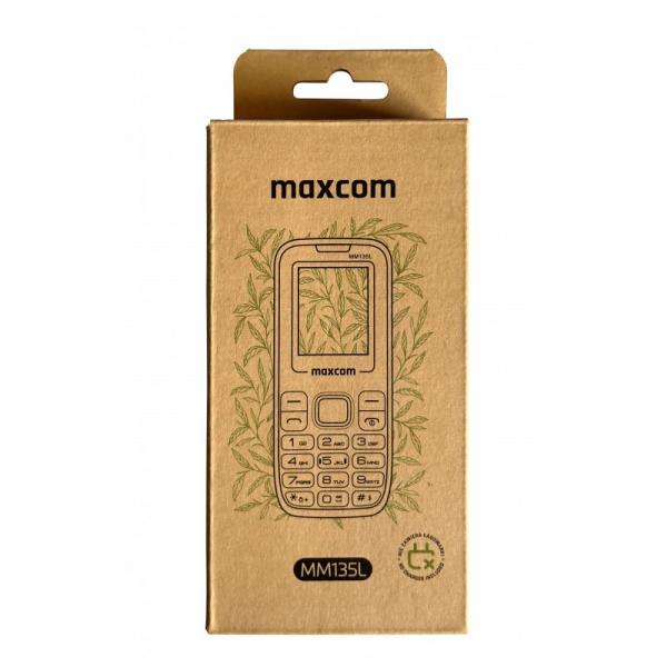 MaxCom Classic MM135 LIGHT 4,5 cm (1.77") 68 g Nero Telefono di livello base - EUROBABYLON