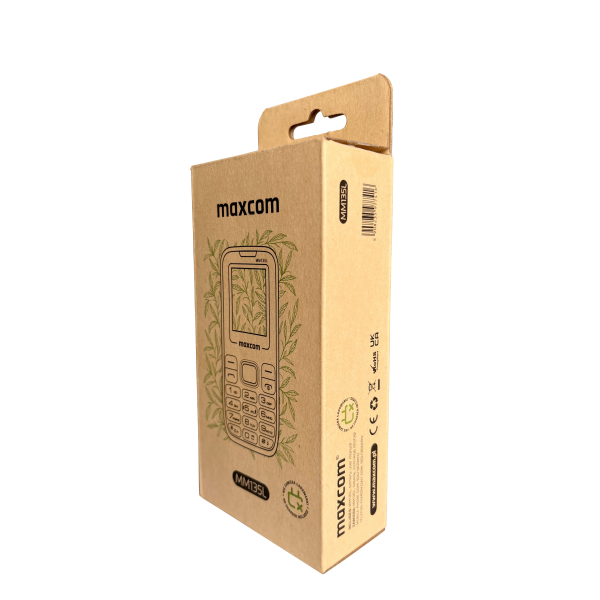 MaxCom Classic MM135 LIGHT 4,5 cm (1.77") 68 g Nero Telefono di livello base - EUROBABYLON