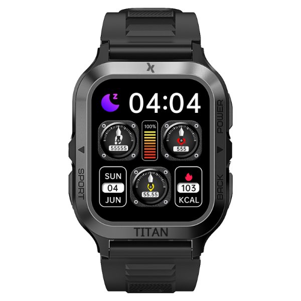 MaxCom FW67 TITAN PRO 4,7 cm (1.85") IPS 44 mm Digitale 320 x 382 Pixel Touch screen Nero, Grafite - EUROBABYLON