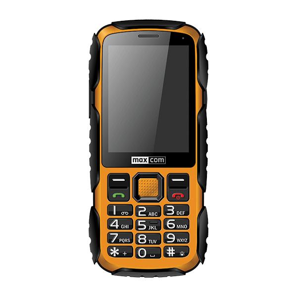 MaxCom MM920 7,11 cm (2.8") 140 g Nero, Giallo Telefono ultra resistente - EUROBABYLON