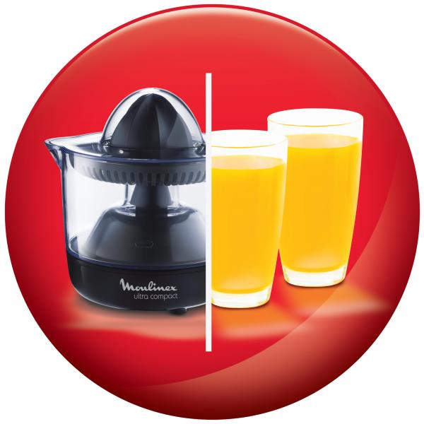 Moulinex PC1208 spremiagrumi elettrico 0,45 L 25 W Nero, Trasparente - EUROBABYLON