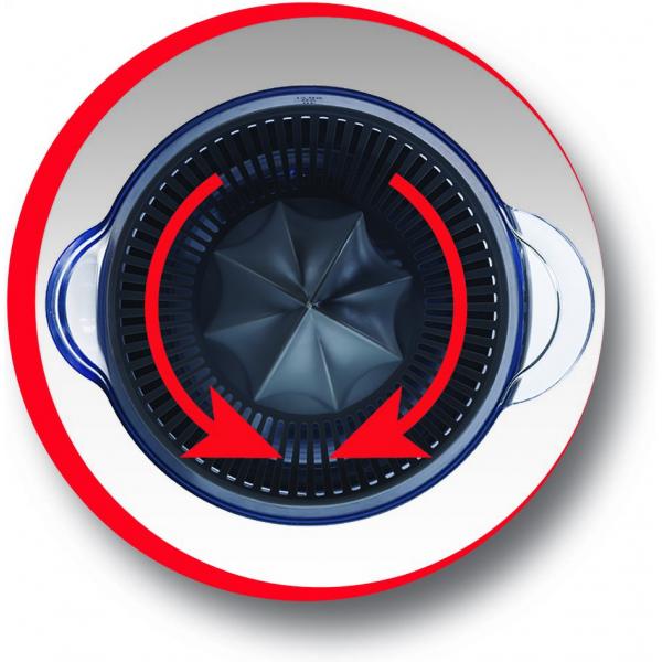 Moulinex PC1208 spremiagrumi elettrico 0,45 L 25 W Nero, Trasparente - EUROBABYLON