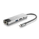 NGS HUB USB-C 4 Porte RJ45 Hdmi Usb-c Usb 3.0 Alluminio - EUROBABYLON