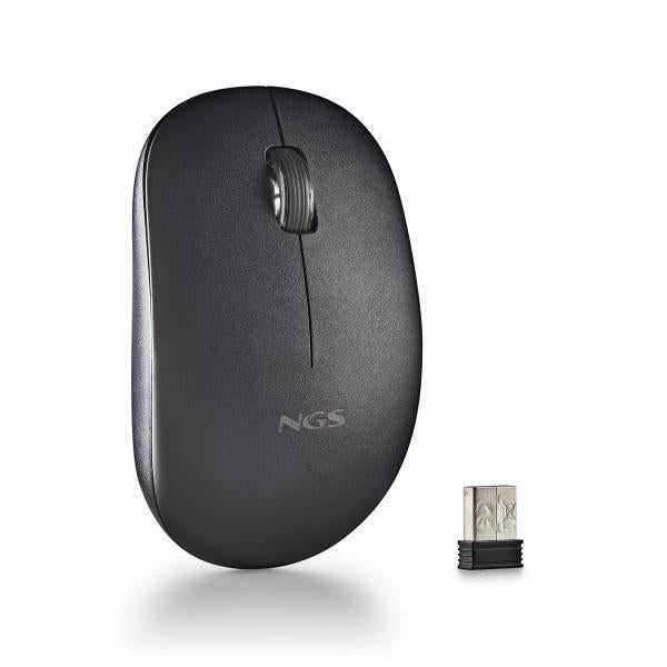 NGS Mouse Wireless Fog Pro 1000dpi 2tasti Black - EUROBABYLON