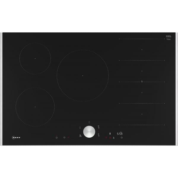 Neff N 90 Nero Da incasso 80 cm Piano cottura a induzione 5 Fornello(i) - EUROBABYLON