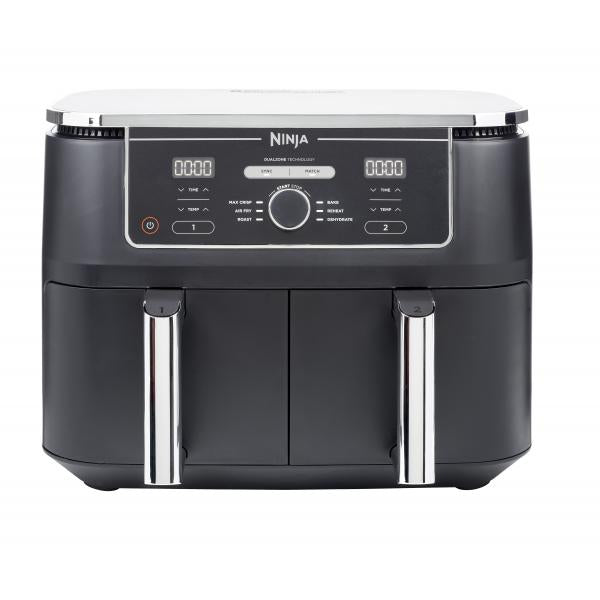 Ninja AF400EU friggitrice Doppia 9,5 L Indipendente 2470 W Friggitrice ad aria calda Nero - EUROBABYLON