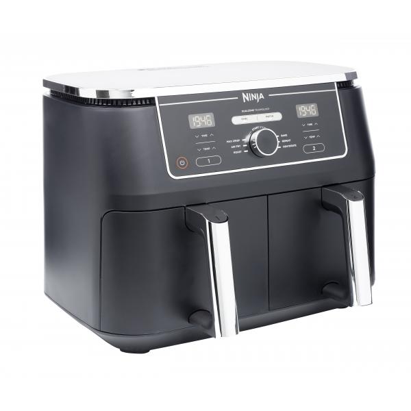 Ninja AF400EU friggitrice Doppia 9,5 L Indipendente 2470 W Friggitrice ad aria calda Nero - EUROBABYLON