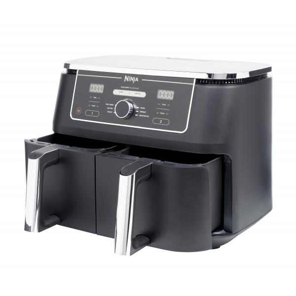 Ninja AF400EU friggitrice Doppia 9,5 L Indipendente 2470 W Friggitrice ad aria calda Nero - EUROBABYLON