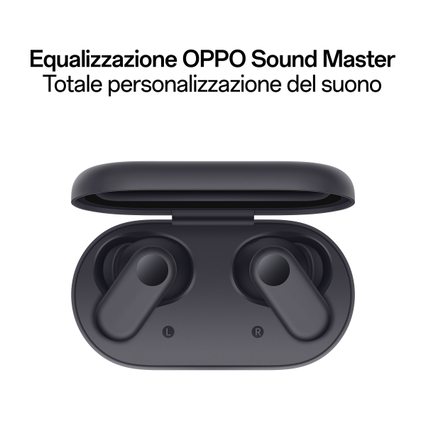OPPO Enco Buds2 Pro Auricolari True Wireless, Autonomia 38h, Driver da 12.4mm, Bluetooth 5.3, Raggio 10m, Controlli Touch, Cancellazione del rumore IA, Android e iOS, IP55, [Versione Italiana],Graphite Black - EUROBABYLON