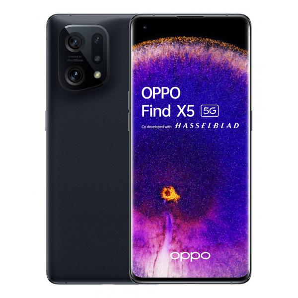 OPPO Find X5 16,6 cm (6.55") Doppia SIM Android 12 5G USB tipo-C 8 GB 256 GB 4800 mAh Nero - EUROBABYLON