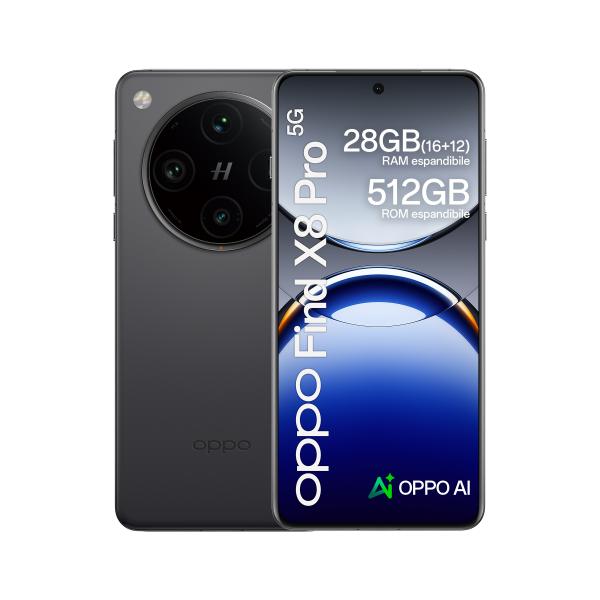 OPPO Find X8 Pro 16+512GB 6.8" 5G Black DS EU - EUROBABYLON