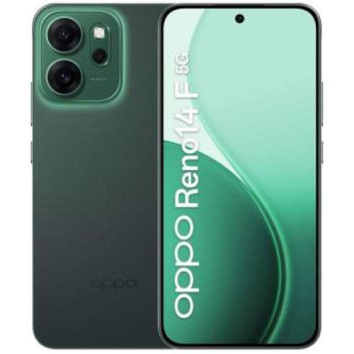 OPPO RENO 14F 8+256GB 6.57" 5G LUMINOUS GREEN TIM - EUROBABYLON